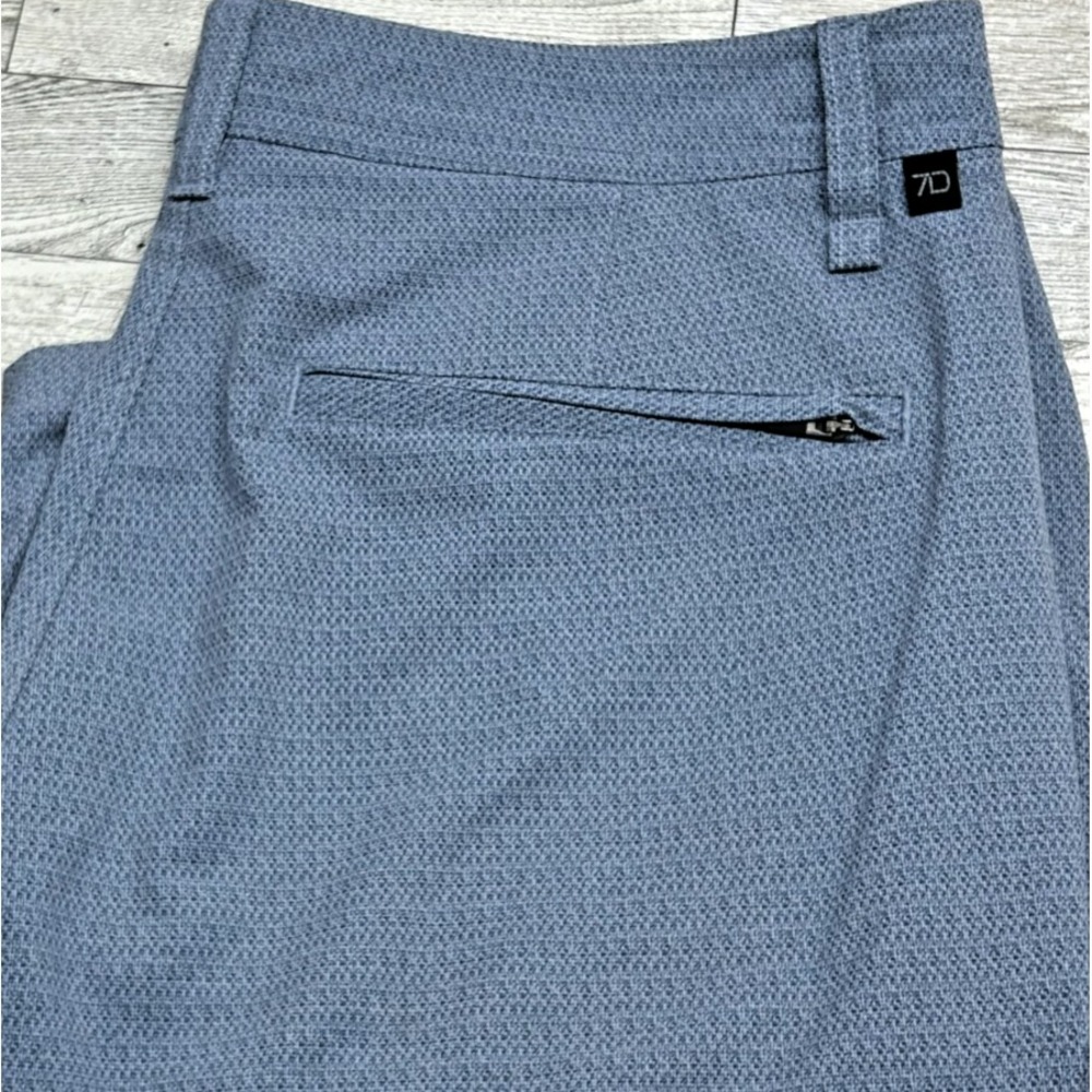 7 Diamonds Mens Stadium Performance Shorts 31 Gray Golf Athletic Quick Dry